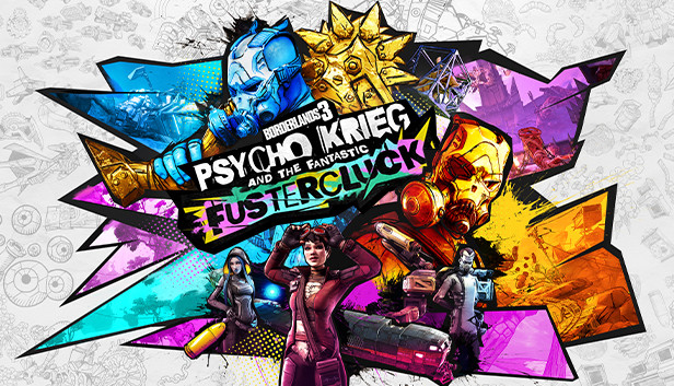 Borderlands 3: Psycho Krieg and the Fantastic Fustercluck cover art