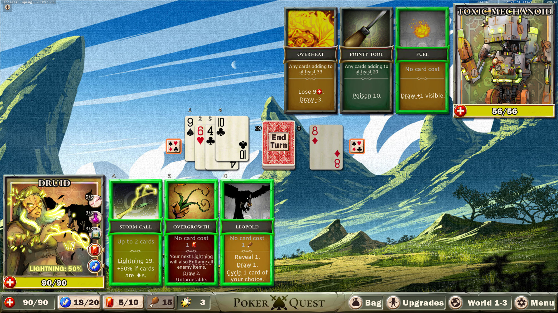 Poker Quest screenshot 1